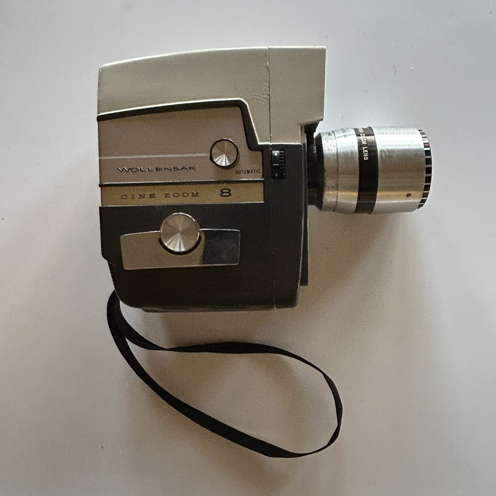 VINTAGE Wollensak Cine-Zoom Electric Eye-matic Model 76 8mm Movie Camera